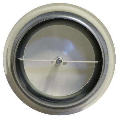 Tanierový ventil Ø150 mm – pohľad sprava